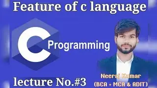 Features of C programming| lecture No.3 | #cprogramming#programming#cprogramminginhindi#viralvideo