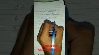 Maths Tricks 😜😜 by channel 😜😜 study with vijay #youtube #shorts 2023