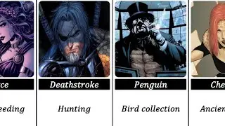 Hobbies/interests of DC villains 