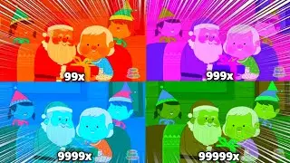 Super Simple Songs Santa Claus and Mrs. Claus IntroLogo at 999999x Speed Klasky Csupo Effects!