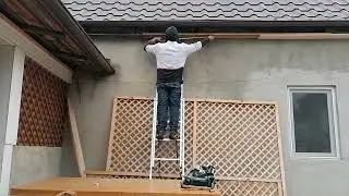 eaves repair to an old house (the cheap solution)