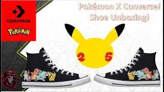Pok&eacute;mon X Converse Collab! Shoe Unboxing! 25th Anniversary!