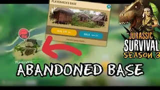 ABANDONED BASE RAIDING | Jurassic Survival Season 3