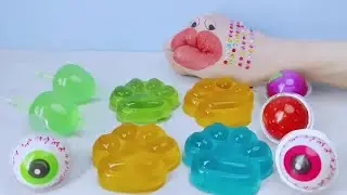 Delicious and interesting food, a bite of jelly and a burst of candy, the double joy of small