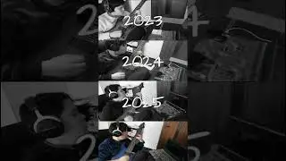 4年間の演奏を混ぜた動画 [Day757][4 year performance comparison] #shorts