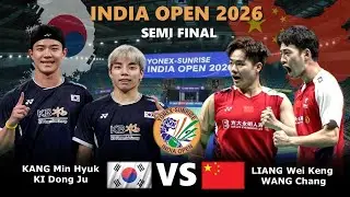 INTENSE MATCH!!! Liang/ Wang Chang vs Kang Min Hyuk /Ki Dong Ju | India Open 2026