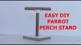 ✅🦜 EASY DIY PARROT PERCH STAND🦜3 #birdperch