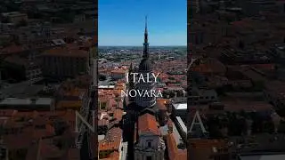 Italy❤️Novara, Basilica di San Gaudenzio 🇮🇹 Drone Video #italy #church