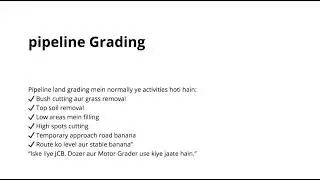 Pipeline Land Grading Explained | CGD Pipeline Basics