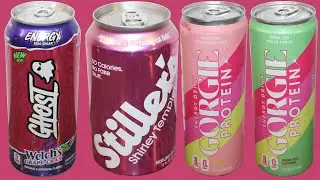 Ghost Welch’s Grape-Cran, Stiller’s Shirley Temple, Gorgie Protein: Strawberry Pop & Power Punch