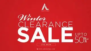 Adan's Libas Winter Clearance is 'Live now! UPTO 50% OFF on desire items.