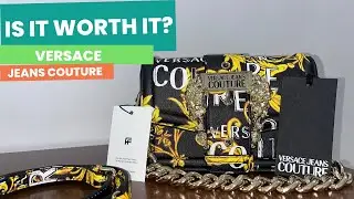 Сумка Versace Jeans Couture | Распаковка и обзор | Сумка через плечо с принтом в стиле барокко | Farfetch