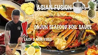 How to Make Boiling Crab Whole Shabang Shebang Sha-Bang Seafood Boil Sauce Crawfish Cajun Recipe