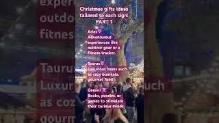 Top Christmas gifts ideas for each Zodiac Sign #astrology #zodiacsigns #dailyastrology #predictions
