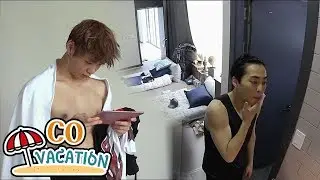 [Co-Vacation: Xiumin & Daniel] After Playing In The Pool, They Take A Shower, 20170910