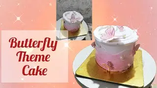 Butterfly theme cake 🦋 