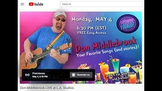 Don Middlebrook LIVE at L.A. Studios