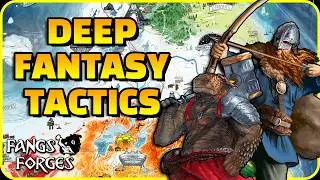 A Tactical RPG With A DEEP Fantasy World | Fangs And Forges Overview
