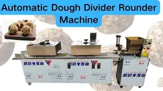Automatic Dough Divider Rounder Machine  Cheese Ball Date Ball Kurt #dough #bakerymachine
