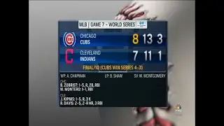 Postgame Coverage (part 1 of 6) - 2016 World Series Game 7 - Cubs at Indians - Wed, Nov 2, 2016