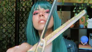 ASMR Fast & Aggressive Haircut (rude + in a rush)