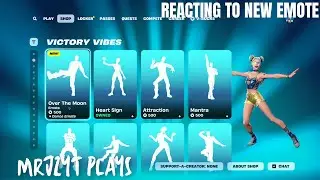 *NEW* OVER THE MOON ICON EMOTE REACTION 