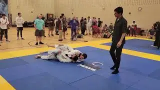 White Belt Turns On The Torque With Fast RNC/Face Crank In BJJ Competition