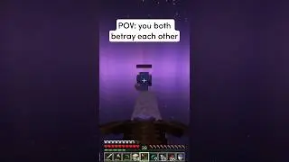 When you both betray each other ft. @Timdabob #minecraft #betrayal #subscribe