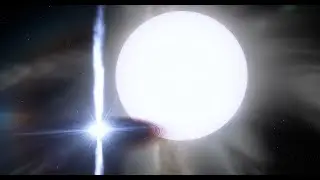 Zoom-in to the Cygnus X-1 A black hole.