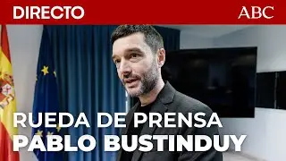 🔴 DIRECTO | RUEDA DE PRENSA del ministro PABLO BUSTINDUY sobre VIVIENDA