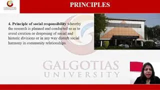 BBBNDT3005, Ethical Guidelines in Clinical Research, Statement of General Principles of ICMR