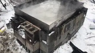Maple syrup evaporation disaster