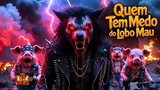Quem tem medo do Lobo Mau Vers&atilde;o Metal 🤘🔥
