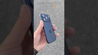 Amazing iPhone 17 Pro Deep Blue Hands On & Review🔥 #shorts #trending #iphone #iphone17pro #apple