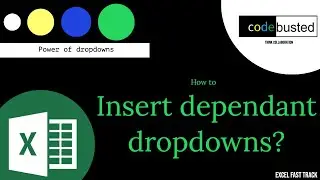 Dependent Drop Down list function in MS Excel || Basic to Advance Microsoft Excel