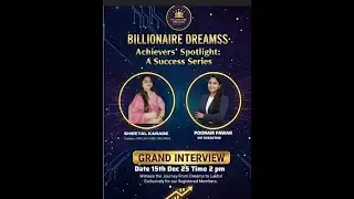 Achievers Spotlight The success series with VIP EXECUTIVE POONAM PAWAR
