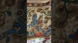 World famous Kalamkari work #world #trending #kalamkari #aptourism #andhrapradesh #handmade #work