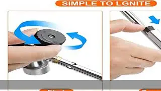 Grill Torch Charcoal Starter,BBQ Torch,30,000BTU,Grill Gun Propane Torch,Self Igniting with Flame C