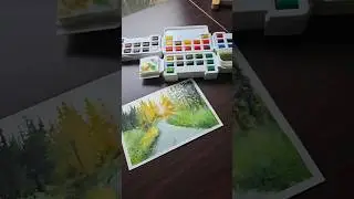 Unboxing & Painting with the PHOENIX Twist Travel Watercolor Set
