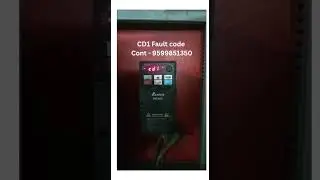 DELTA VFD MS 300 CD 1 Fault