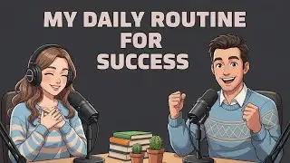 My Daily Routine for Success Works | American Culture | Natural Speaking | English Listening