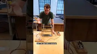 Water doesn't conduct electricity?#physics #science #stemeducation