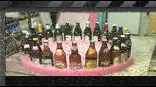 How to make a BEER CAKE (70 bottles)
