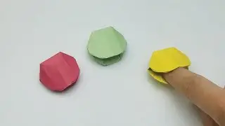 折纸贝壳，简易折纸，有趣的DIY折纸视频 Origami shells, prank toys