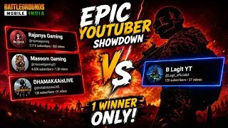 @Lagit_official91  vs @rajanyagaming  , @Masoom_Is_Live and @DHAMAKAisLIVE  conqueror lobby