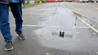 Green Science Amphibian Rover B&Q carpark puddle NOT DEEP ENOUGH