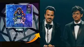 Thug & Mortal Award Winning Speech🚀🔥 |S8ul winning Esports Awards Mobies | soul won award🚀