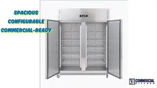Bromic 1300L Stainless Steel Freezer &ndash; 2 Door Upright Commercial Unit | UF1300SDF-NR