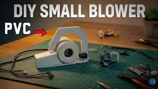 How to Make a Small Air Blower at Home Using PVC Pipe | DIY Mini Blower