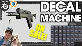 Быстрое добавление деталей к 3D-моделям в Blender с помощью DECAL MACHINE!